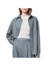 Enza Costa Solid Gray Oversized Shirt in Light Grey Size 1 - photo 2