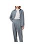 Enza Costa Solid Gray Oversized Shirt in Light Grey Size 1 - photo 3