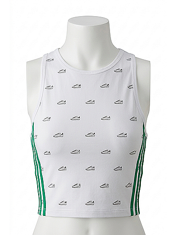 Adidas High Neck Brami Bralette in Stan Smith (view 1)