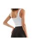 Commando White Sequin Crop Top in White Size XS - photo 3