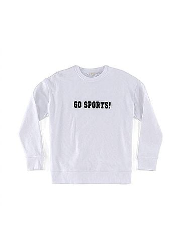 Shiraleah Go Sports Sweatshirt in White (view 2)