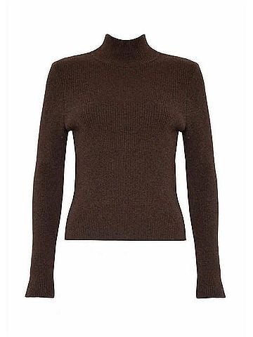 Hunter Bell Houghton Turtleneck in Cocoa (view 1)