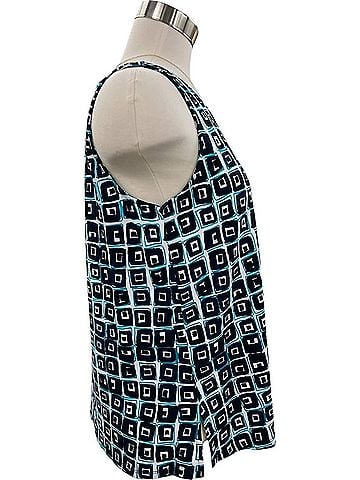Habitat Women's Travel Cubism Tank Top in Navy (view 2)