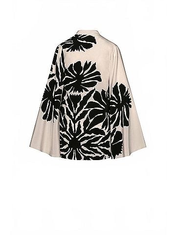 Johanna Ortiz Loveland Top in Black/Ecru (view 2)