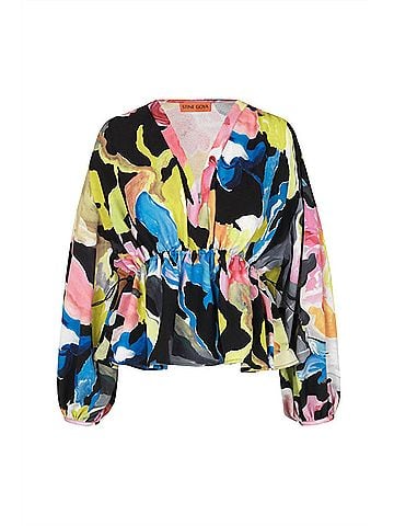 STINE GOYA Toni Top in Artistic Floral (view 1)
