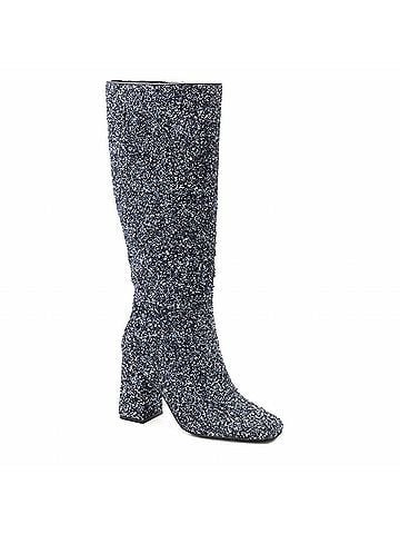 Corkys Women's Yolo Glitter High Boots in Sapphire Blue (view 1)