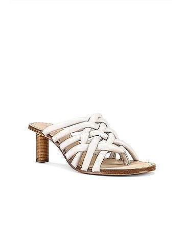Rag & Bone Women's Infinity Heeled Mule in Antique White (view 2)