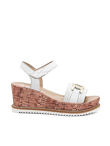 Ara Women's Palmdale Nappa Leather Wedge in White (view 1)