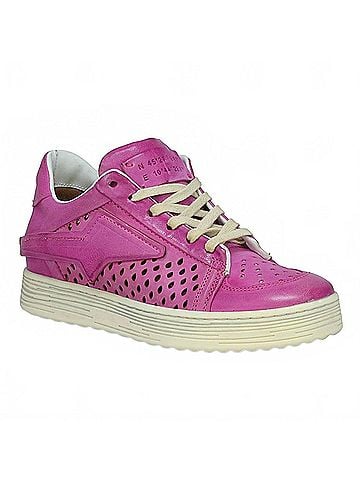 A.S.98 Women's Adrian Leather Sneakers in Fuchsia (view 1)