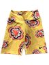Nike Floral Yellow Orange Black Athletic Shorts Size XS - photo 1