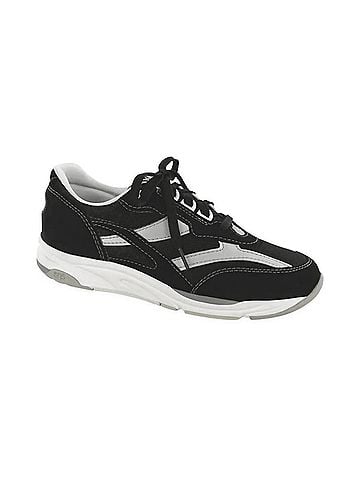 SAS Women's Tour Mesh Lace Up Sneaker in Black/Silver (view 1)