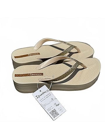 IPanema Women's Mesh Chic Platform Sandal in Beige (view 2)