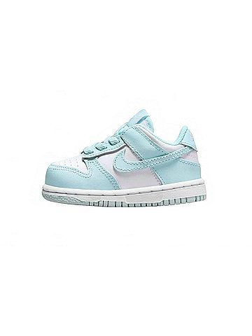 Nike Kid's Dunk Low Shoes in Glacier Blue (view 2)