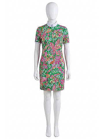 Gretchen Scott Designs Serve It Up Dress - Vintage Vine in Kelly (view 1)