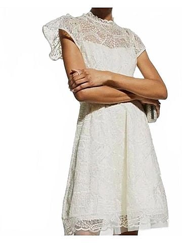 Shoshanna Everlie Dress in Ivory (view 2)