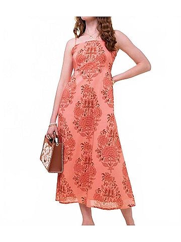 Spartina 449 Rosie Mcallister Boho Midi Dress in Pink (view 2)