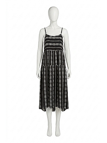 Carve Designs Jacey Textured Dress in Black (view 1)