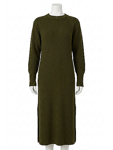 Anine Bing Aurora Dress in Army Green (view 1)