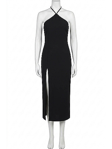 Cult Gaia Castila Midi Dress in Black (view 1)