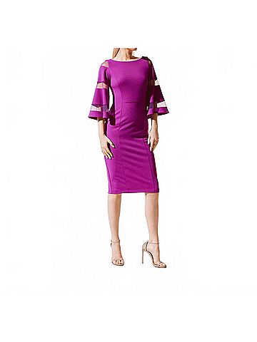 Joseph Ribkoff Knee Length Sheath Dress in Empress (view 2)