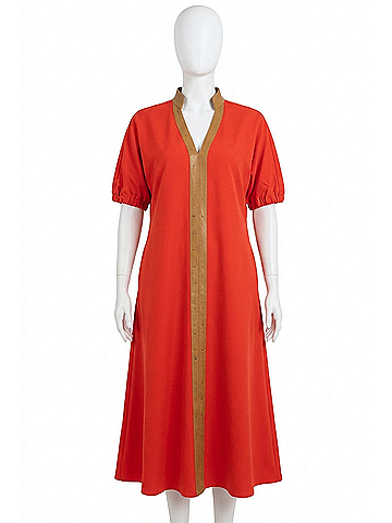 Emily McCarthy Poppy Maxi Valiant Dress in Orange (view 1)