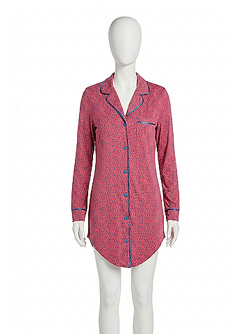 Cosabella Bella Printed Nightshirt in Fragolino Dots/Mirtillo Dots (view 1)