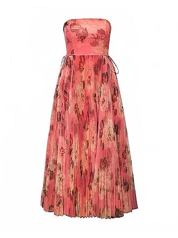 Hutch Costella Gown in Pink Brushes Floral (view 1)