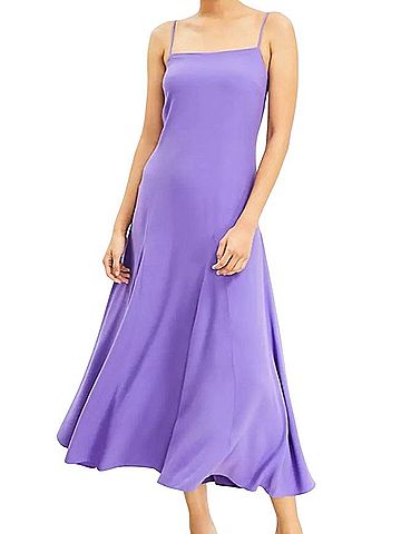 Ann Taylor LOFT Crepe Slit Maxi Dress Cocktail Dress (view 1)
