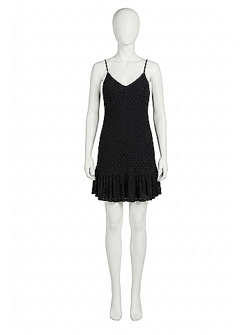Missoni Spaghetti Strap Dress in Black Beauty (view 1)