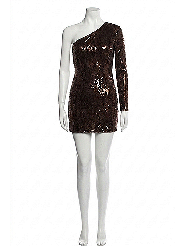 Generation Love Tracie Sequin Dress in Brown (view 1)