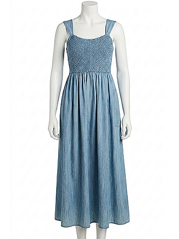 Nic + Zoe Denim Sarah Dress in Mid Wash (view 1)
