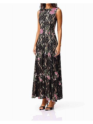Elliatt Morgaine Maxi Gown in Black (view 2)