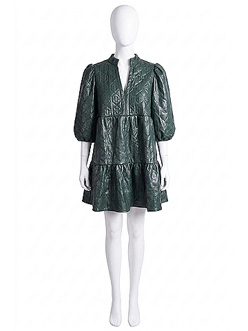 Emily McCarthy Frankie Dress in Scarab (view 1)