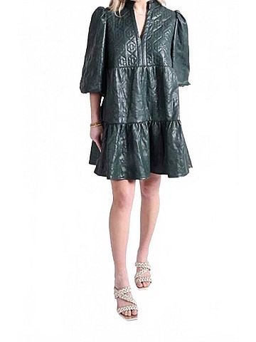 Emily McCarthy Frankie Dress in Scarab (view 2)