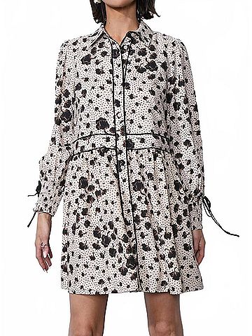 Greylin Elsa Button Down Dress in Ivory (view 2)