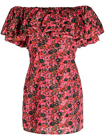 Rhode Vivi Mini Dress in Flora Splash (view 1)