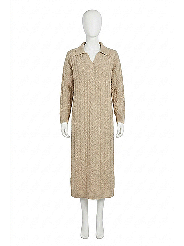 Line & Dot Emila Maxi Dress in Beige (view 1)
