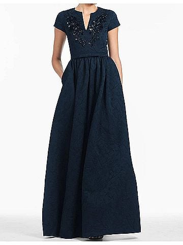 Sachin + Babi Estelle Gown in Poseidon (view 2)