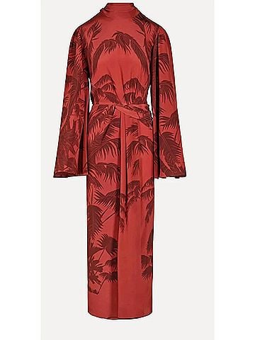 Johanna Ortiz Women's Odyssey Midi Dress in Marsala (view 2)