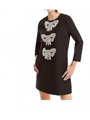 Mestiza New York Katalin Mini Dress in Black (view 2)