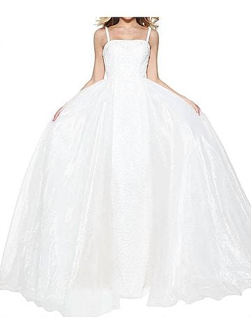 Sherri Hill A-Line Wedding Dress in Ivory (view 2)