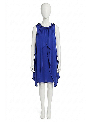 Joseph Ribkoff Sleeveless Dress in Royal Blue (view 1)