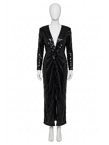 Generation Love Silvanna Sequin Love Dress in Black (view 1)