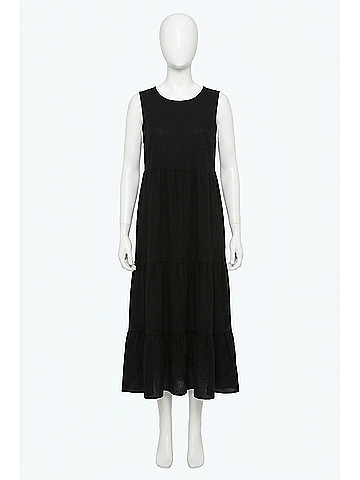 Electric & Rose Paloma Dress in Black (view 1)