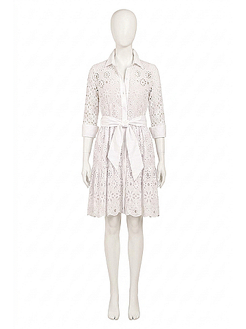 Gretchen Scott Designs Little Bo Peep Dress in White (view 1)