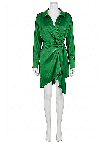 Ser.O.Ya Silk Demi Mini Dress in Amazon (view 1)