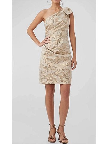 Trina Turk Hilo 2 Dress in Gold (view 2)