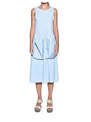 Simply Mila Big Pocket Dress in Celeste (view 2)