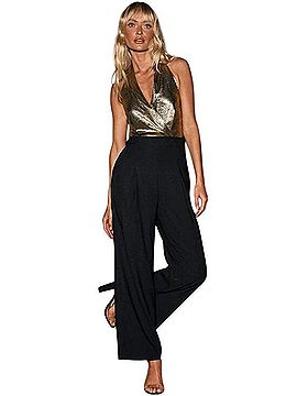 J by J.O.A. Warning Shine Jumpsuit (view 1)
