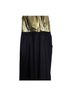J by J.O.A. 100% Polyester 3% Elastane Black Gold Jumpsuit Size M - photo 5